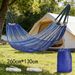 Outdoor Ice Silk Hammock, Breathable And Lightweight Mesh Bed For Adults, Swing With Enhanced Load-bearing Capacity,_desvips.com