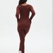 Seamless High-Waist Long Sleeve Yoga Bodysuit - Stretchy Full-Length Workout Jumpsuit For Women, Tummy Control & Breathable_desvips.com