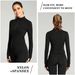 Women's Tracksuit Slim Fit Long Sleeved Fiess Coat Yoga Crop Tops With Thumb Holes Gym Jacket Workout Sweatshirts_desvips.com