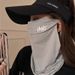 2024 Summer New Full Neck Integrated Sunscreen For Men UV Protection Outdoor Ice Silk Face Mask With Ear Hooks_desvips.com