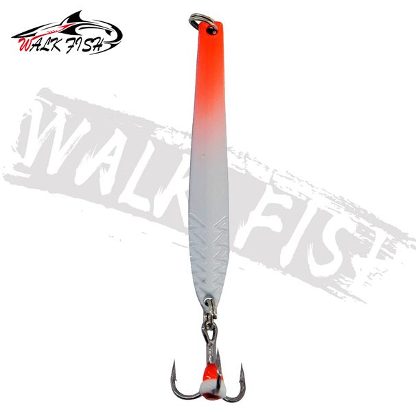WALK FISH 1Pcs Ice Fishing Lure 5cm 3g Jigs Winter Fishing Spoon Zinc Alloy Artificial Lures Metal Hard Bait Micro Fish Trout_desvips.com