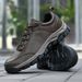 Men's outdoor hiking shoes Non-slip leather top waterproof sports casual men's shoes_desvips.com