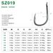 High Carbon Steel Plate Iseni Fish With Barbs Sea Crooked Mouth Long Handle Single Loose Hook Fishing Gear Accessories_desvips.com