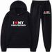 Sweatshirt I LOVE MY GIRLFRIEND Casual Loose Suit_desvips.com