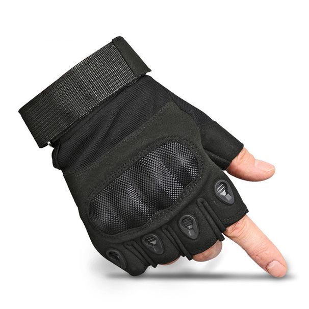 Fitness Tactical Gloves Non Slip Wear Resistant Outdoor Cycling Mountaineering Rock Climbing Breathable Half Finger For Military Enthusiasts_desvips.com