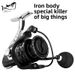 Full Metal Spinning Reel For Rods, Long Casting Line Sea Rod Reel, Fishing Gear Wholesale_desvips.com