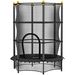 Trampolín Para Niños De +3 Años Ø140 Cm Con Red De Seguridad Y Marco De Acero Para Interior Y Exterior_desvips.com
