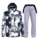001 New Suit Set For Men Women, Snowboard Ski Jacket And Pants, Winter Outdoor Warm Thickened_desvips.com