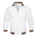 Autumn And Winter New Solid Color Cardigan Casual Men's Jacket_desvips.com