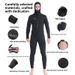 OUZO Long Sleeve Hooded Surfing Free One-piece Snorkeling 7mm Thickened Cold-proof Warm Diving Suit_desvips.com