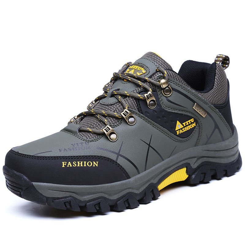 Men's High-Top Trail Running Outdoor Hiking Shoes Extra Large Size_desvips.com