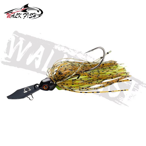 WALK FISH 7G/9G/12G/14G/21G Spinner Fishing Lure Chatter Bait Blade Jig Dancer Buzzbait Wobbler Chatterbait Bass Pike Sea Bass_desvips.com