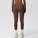 High Waisted Quick Drying Base Layer Fitness Sports Yoga Pants Double Sided Brushed Tight Fitting Solid Color Running Outdoor Wear_desvips.com