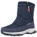 Men's Shoes Northeast Winter Snow Boots Women's Waterproof Non-slip Fleece-ed Thickened Men's Cotton-padded Shoes Riding_desvips.com
