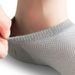 5 Pairs Men's Open Toe Boat Breathable Invisible Ankle Short Elastic Men Five Finger Socks Silicone Anti-slip Sports_desvips.com