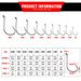 PRO BEROS Brand Fishing Gear High Carbon Steel Octopus With Barbed Fish Bulk Single Hooks 100 Pieces/Pack_desvips.com
