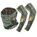 LOOGU Mask Set With Leaf Cap Camouflage Ghillie Gloves Ice Silk Arm Sleeves Multi-piece Hunting Accessories_desvips.com