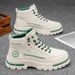Men's Workwear High-Top Boots | Non-Slip Lace-Up Outdoor Sneakers_desvips.com