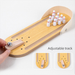 Kids' Educational Wooden Mini Bowling Set Parent-Child Interactive Tabletop Rolling Ball Game_desvips.com