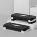 Stepper Fitness , Step Fitness Con Altezza Regolabile 10-15 Cm, Con Strato Antiscivolo, Pedana Step Fitness Per Allenamento A Palestra, 68x29cm, Nero E Grigio_desvips.com