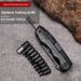 Stainless Steel Multifunctional Knife Pliers With Screwdriver Bits, Combination Repair Tool, Outdoor Folding Knife,_desvips.com
