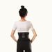 Black For Lumbar Disc Herniation With Steel Plate Support Breathable Waist Belt_desvips.com