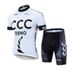 CCC Team Style Summer Short Sleeve Breathable Cycling Jersey Outdoor Gear Downhill Shirt_desvips.com