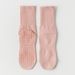 Women's Mid Calf Non-Slip Yoga Socks For Pilates Jump Rope Solid Color Indoor Dance Cotton With Silicone Grip_desvips.com