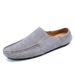Spring and summer breathable bag head half slippers men a slip-on British non-slip heelless lazy bean shoes sandals_desvips.com