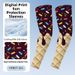 Ice Silk Sun Protection Sleeves For Women UV Printed Arm Protectors For Cycling And Sports Ice Cream Cone Print Can Be Worn By Children_desvips.com