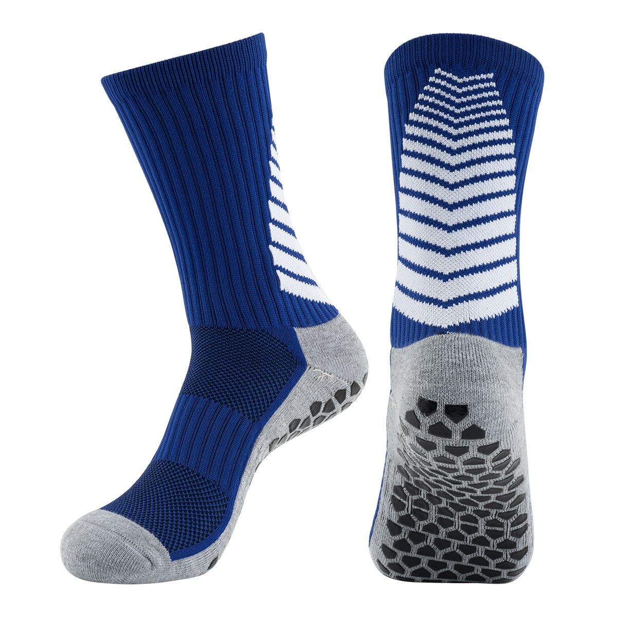 Football Socks Mid Tube Football Socks Thick Towel Bottom Sports Socks Adult Glue Non Slip Wear Resistant Sports Socks FootballSock_desvips.com