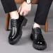 lace Up Oxfords Fashion Casual Leather Men Dress Business British Breathable Groom Platform Wedding Shoes Men 240719_desvips.com