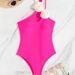New Sexy One-piece Swimsuit, Solid Color, Super Hot Swimsuit, European And American Style Bikini, Trendy Swimsuit For Beach Vacation._desvips.com