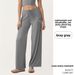Cross-Border Wide-Leg Antibacterial Loose Slimming Draped Sports Running Yoga Straight-Leg Pants_desvips.com