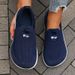Women Breathable Knitted Mesh Soft Sole Slip On Barefoot Shoes 2025 Casual Comfortable Wide Toe Walking Sneakers_desvips.com