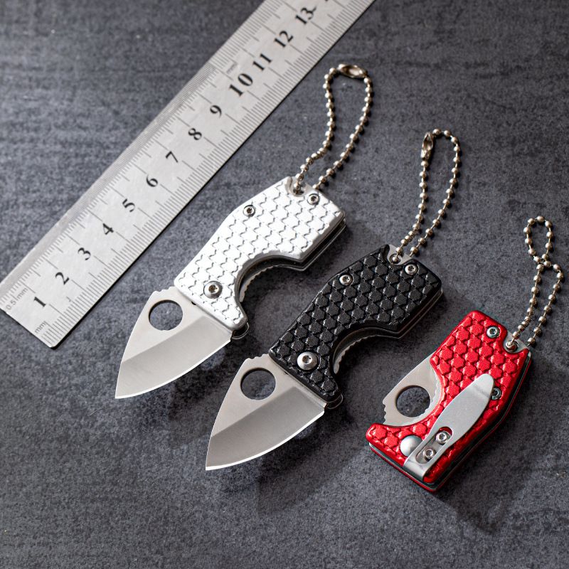 Manufacturer's New Outdoor Mini EDC Foldable Self-defense Knife, Keychain Portable Knife For Opening Boxes And Unpacking_desvips.com