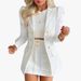 new women's clothing printing elegant temperament commuting slim suit suit_desvips.com