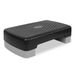 Fitness Step Platform, Aerobic Stepper 45.72cm Step Platform Height Adjustable: 10.16cm–15.24cm Convenient Storage_desvips.com