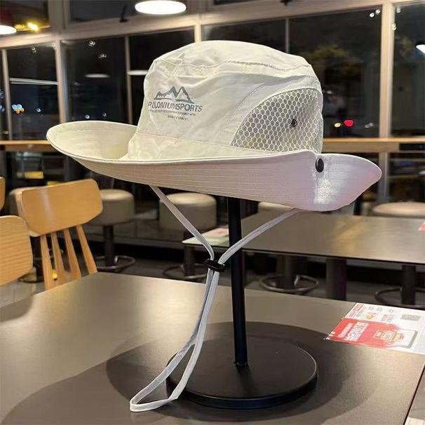 Sun For Men And Women Hiking Climbing Outdoor Fishing UV Protection Western Cowboy Quick-Dry Fisherman Hat_desvips.com