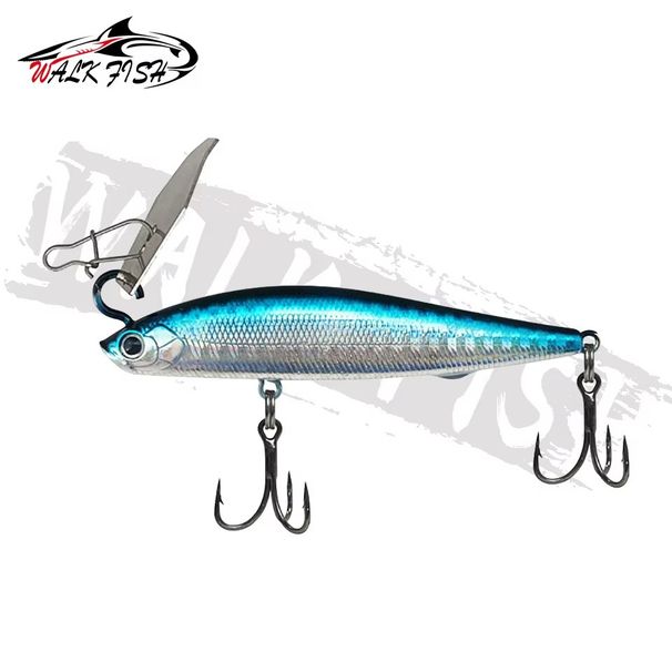 WALK FISH 1PCS 70/85mm 10/14g Trembling Sinking Pencil Long Shot Fender Fishing Lure High Frequency Vibration Wobbler Hard Bait_desvips.com