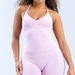 Women's High Elastic Matte Nylon Sports Vest Top With Bra Pads Seamless Beautiful Back Fitness Yoga Vest_desvips.com