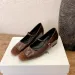 Stylish Ballet Shoes Chunky Women Fashion Metal Buckle Casual Flats Outdoor Mary Jane Designer Shoe_desvips.com