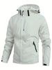 Chubasquero Impermeable Exteriores Hombre, Abrigo Ligero Para Ciclismo Con Capucha, Ropa De Calle, Chaqueta A Prueba D_desvips.com
