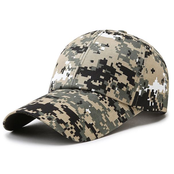 Men's New Outdoor Sport Snap Back Caps Adjustable Camouflage Hats Simplicity Tactical Camo Hunting Cap Hat For Adult_desvips.com