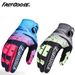 Long Finger Men's And Women's Motorcycle Bicycle Cycling Off Road Racing Gloves_desvips.com