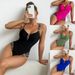 One-Piece Suits New Swimsuit Women's One Piece Bikini Sexy Tight Swimsuit_desvips.com