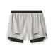 New Summer Men's Wear, American-Style Two-Piece Sports Shorts Men, Suitable For Outdoor Fitness And Running_desvips.com