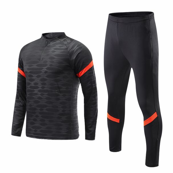 Men Training Football Long Sleeve Sportswear Sweatpants Clothing 2 Pieces Sets Soccer Jogging Tracksuit_desvips.com