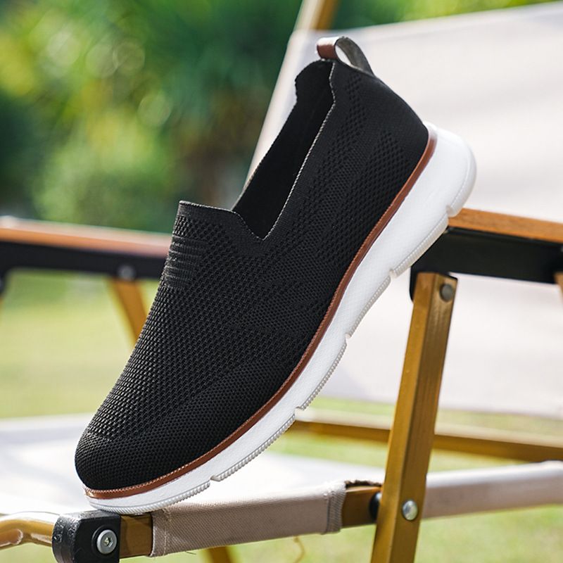 Men's breathable sports shoes flying mesh shoes men's large size 48 size running shoes_desvips.com
