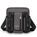 Trendy Men's Practical Shoulder Vertical Style For Work And Commuting, Solid Color, Simple Crossbody Bag, Multi-layer_desvips.com